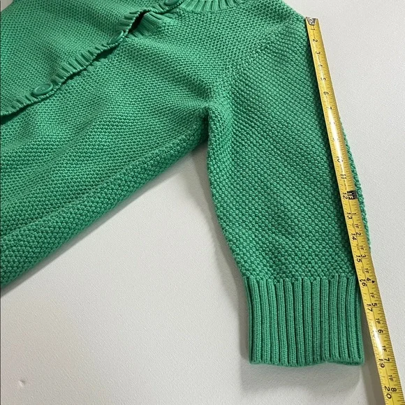 L.L. Bean Women’s Vintage Green Button Down Knit Cardigan - L - Picture 8 of 8